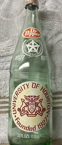 Dr Pepper Sodaflasche 1927-1977 University of Houston Vintage 32oz - Bild 1 von 5