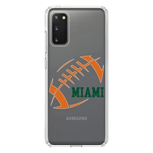 Clear Case for Galaxy S (Pick Model) Miami Football Orange, Green - Picture 1 of 12