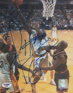 JERMAINE O'NEAL PACERS PSA SIGNED AUTOGRAPHED 8X10 PHOTO W/ COA - Picture 1 of 2