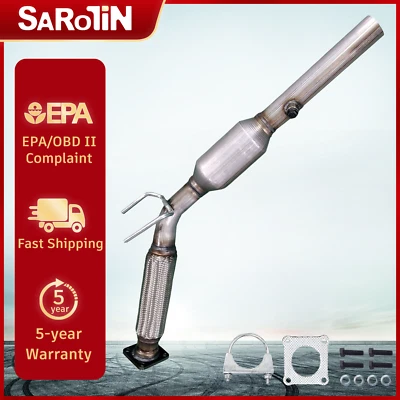 Catalytic Converter & Flex Pipe For 2005-2011 Volkswagen Jetta Golf Rabbit 2.5L - Image 1 of 4