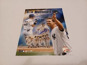 Don Mattingly The Captain Returns Signed 8x10 Photo New York Yankees Autograph - Picture 1 of 5