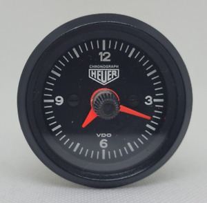 VDO 52mm Quartz Clock - Porsche 924 Zeit Gauge #477919211 2.80 - Heuer 12V