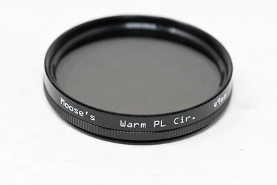 Moose's Warm PL CIR. Circular Polarizer 49mm Filter (#B001) - Image 1 of 3