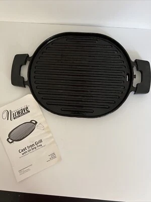 Parrilla de hierro fundido recubierta de cerámica de inducción de precisión Nuwave P7 12" Foto 1 de 4