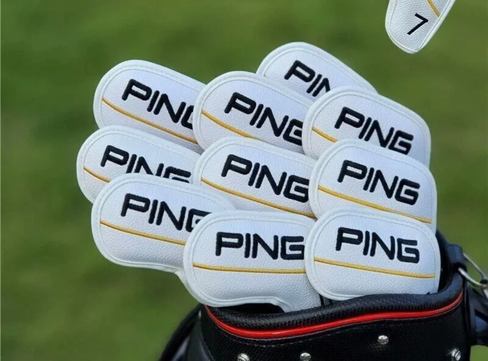 [MAGNETIC] PING Iron Head Cover 10 Pcs 4-P, U, S, W (White) - Image 1 of 1