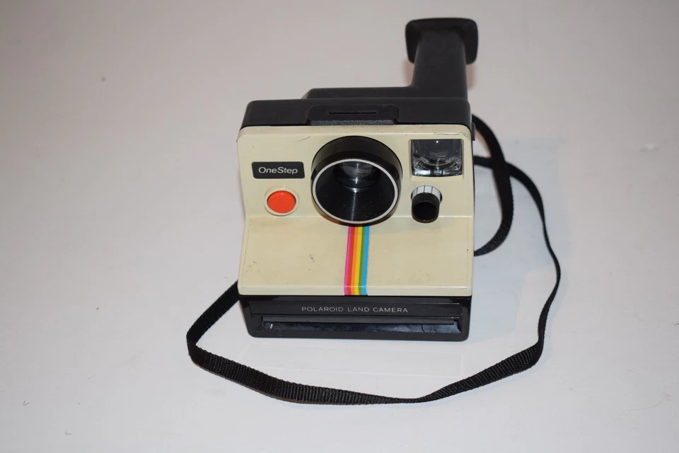 POLAROID ONESTEP Weiße Vintage Sofortbildkamera (FLS25) - Bild 1 von 4