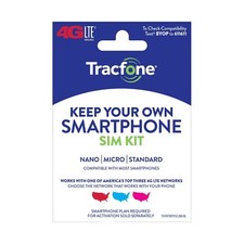 Tracfone Keep Your Own Phone 3-in-1 Prepaid SIM Kit