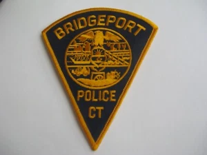 Bridgeport Connecticut Police Patch Burnt Orange - Picture 1 of 2