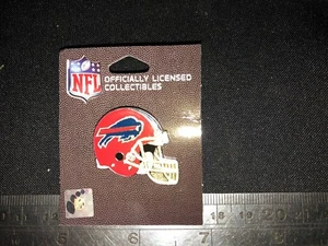 NEW Buffalo Bills Football Helmet Logo Pin New Butterfly Pin Back NFL Licensed - Picture 1 of 2