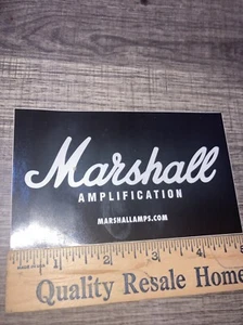 Marshall. Amplification Amplifier Bumper Sticker Guitar Case Decal - Picture 1 of 4