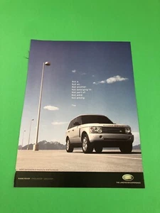 2002 2003 2004 2005 RANGE ROVER ORIGINAL PRINT AD ADVERTISEMENT B44 - Picture 1 of 1