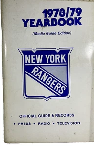 New York Rangers NHL Hockey Yearbook 1978 79 Media Guide Esposito Hickey Nilsson - Picture 1 of 10