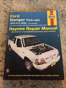 HAYNES 36071 REPAIR MANUAL FORD RANGER PICK-UPS 1993 THRU 2008 - Bild 1 von 8