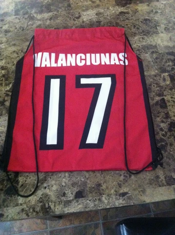 TORONTO RAPTORS JONAS VALANCIUNAS DRAW STRING BAG Cover