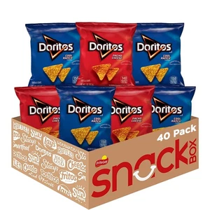 Doritos Flavored Tortilla Chips Favorites Variety Pack Nacho Cheese and Cool ... - Picture 1 of 6