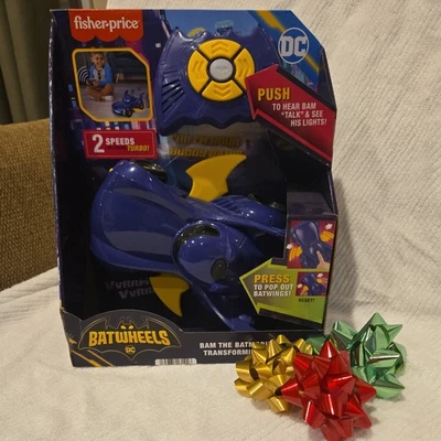 DC- Batmobile Bat wheels/Fisher Price, Radio Control.  - Image 1 of 4