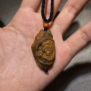 🌟🔥🚀Raro colgante de ágata áspera ojo Gobi de China Mongolia Interior - Imagen 1 de 10