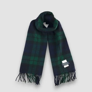 Vintage Burberry Cashmere Scarf Classic Nova Check Winter Warmer Neck Scarves - Picture 1 of 4