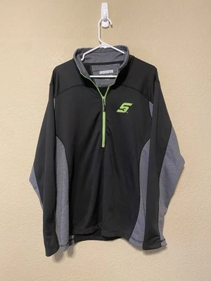 Overdrive Choko Snap-On Tools Mens Size L Black Dri Fit 1/4 Zip Jacket - Image 1 of 4