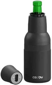 Asobu Frosty Beer 2 Go Stainless Steel Bottle/Can Cooler Vacuum Insulated - Picture 1 of 7