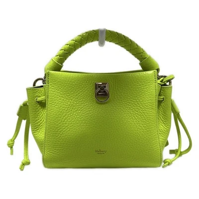 Mulberry Mini Iris Handbag Shoulder Bag Yellow Leather RL6583/736 Authentic - Image 1 of 4
