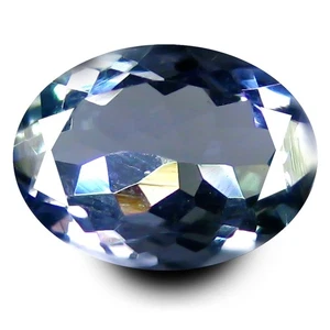 0,77 quilates AA+ Hermosa piedra preciosa de tanzanita violeta azulada forma ovalada (7 x 5 mm) - Imagen 1 de 1