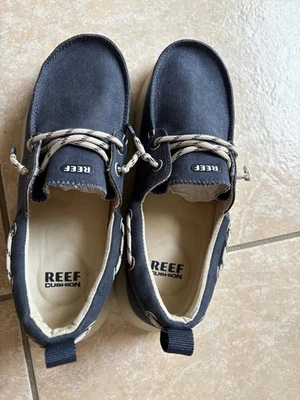 REEF Men's Shoes Swellsole Pier Navy Slip-on Lightweight Boat Shoes Size 11 - Image 1 of 4