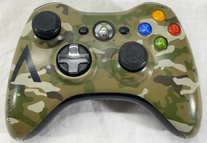 Microsoft Xbox 360 Wireless Controller Halo 4 Artic Camouflage - Tested - Picture 1 of 10