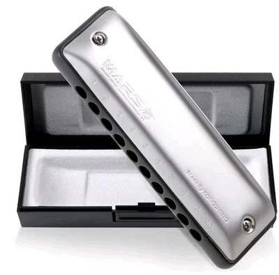 Armónica de Marte KONGSHENG, 10 Agujeros Arpa Azul Armónica Boca Diatónica Llave G Foto 1 de 4