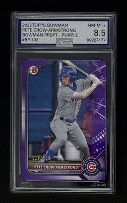 2022 Bowman Platinum Precious Elements Colson Montgomery #PE-4 AGS 8.5 - Image 1 of 2