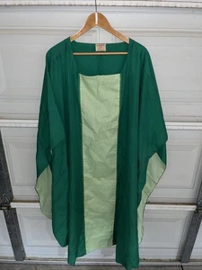 VINTAGE HANDGEFERTIGTES KIRCHENCHORGEWAND JANE RICHARDSON GRÜN - Bild 1 von 4