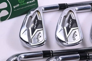 Callaway Apex 19 Irons / 6-PW+AW / White / Regular Flex Catalyst 60 Shafts - Picture 1 of 7