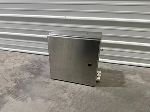 Saginaw Stainless Steel Enclosure Cabinet SCE-16EL1608SSLP 16"x16"x8" - Picture 1 of 13