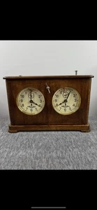 Jantar Vintage Made In USSR Russian Tournament Wooden Chess Clock Working - Picture 1 of 13