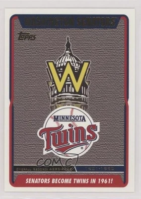 2005 Topps Washington Nationals Box Set Washington Senators #51 - Image 1 of 2