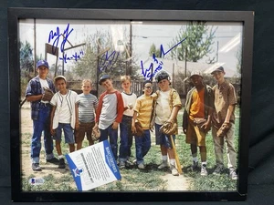 Sandlot Film Foto signiert mit Beckett Echtheitszertifikat (Schielen, Timmy & Yeah-Yeah) 11” x 14” - Bild 1 von 7