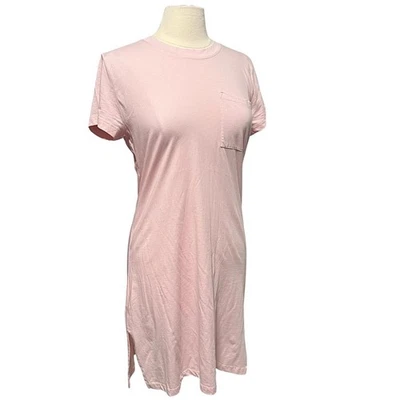 Vestido Camisa J.Crew Rosa 100% Algodón Manga Corta Mediano Nuevo sin Etiquetas Foto 1 de 4