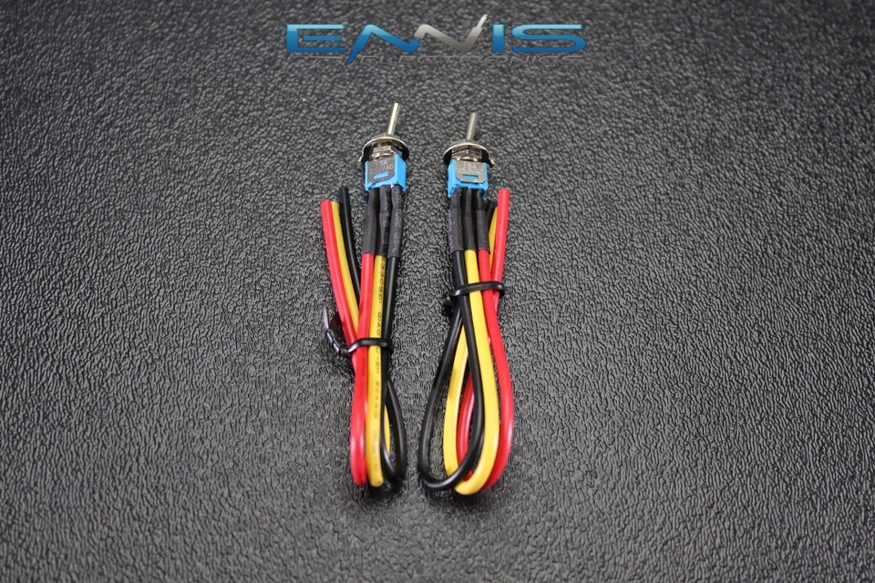 2 PIEZAS ENCENDIDO MINI INTERRUPTOR DE METAL PRECABLEADO 1.5 AMP 250 VACÍO BALANCÍN IBTSSMS Foto 1 de 4