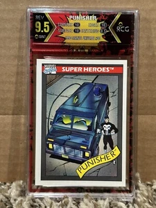 Marvel Universe Series I #44 Punisher’s Battle Van RCG 9.5 - Picture 1 of 2