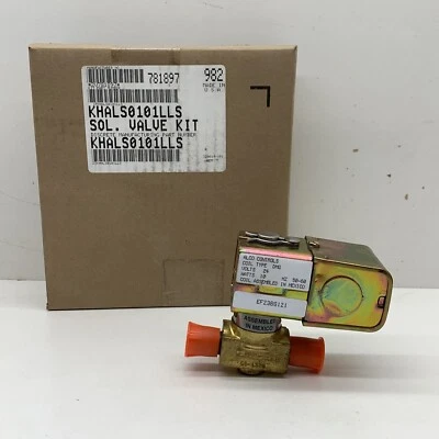 Alco Controls KHALS0101LLS Liquid-Line Solenoid Valve Kit 24V 10A EF23BS121 - Image 1 of 4