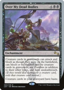 Over My Dead Bodies (UST 63) Near Mint Foil - MTG single - Picture 1 of 1