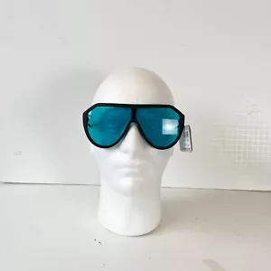 West Loop Sunglasses 23 133 TURQUOISE Black Snowboarding Shield 100% UVA NWT’s - Picture 1 of 8