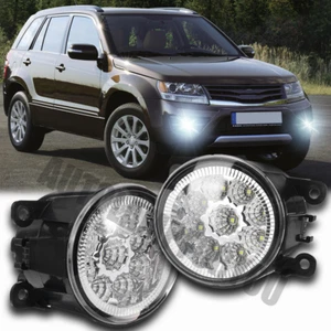 Pair Front Bumper LED Fog Light Lamps For Suzuki Grand Vitara 2006-2012 - Bild 1 von 11