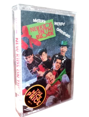 New Kids on the Block - Merry Merry Christmas Original Cassette Tape NEW Sealed Foto 1 de 3