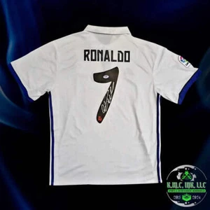 *FIFA CRISTIANO RONALDO CR7 SIGNED AUTOGRAPHED LA LIGA FIFA SOCCER JERSEY W/ PSA - Picture 1 of 3
