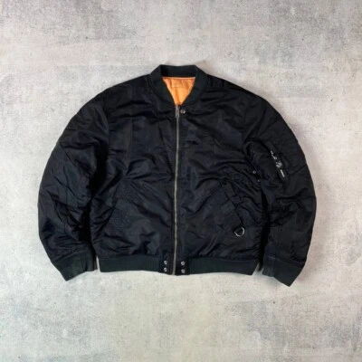 DIESEL Fully Distressed & Trashed MA-1 Flying J-ROSS Bomber Jacket / Men's XL - Image 1 of 4