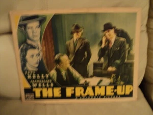 Vintage1937 Original THE FRAME -UP Cinema POSTER By Columbia Picture 35.5x27.5cm - Picture 1 of 5