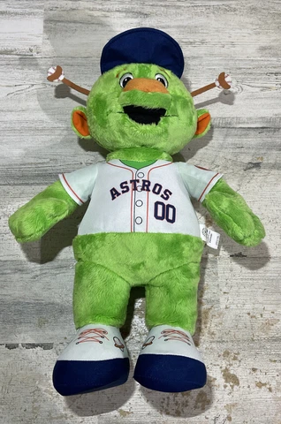 HOUSTON ASTROS 17 INCH PLUSH MASCOT ORBIT MLB Baseball Space 00 Jersey Monster Cover