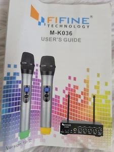 Karaoke Dual Channel UHF Dual Channel Wireless 2 Microphone System - Picture 1 of 5