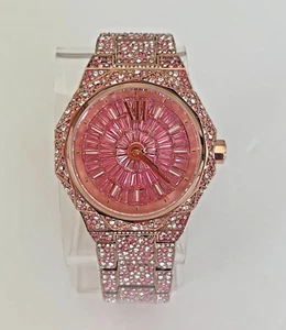 Michael Kors Raquel Pave Women's Rose Gold Crystal Pave Watch MK7343 - Picture 1 of 3